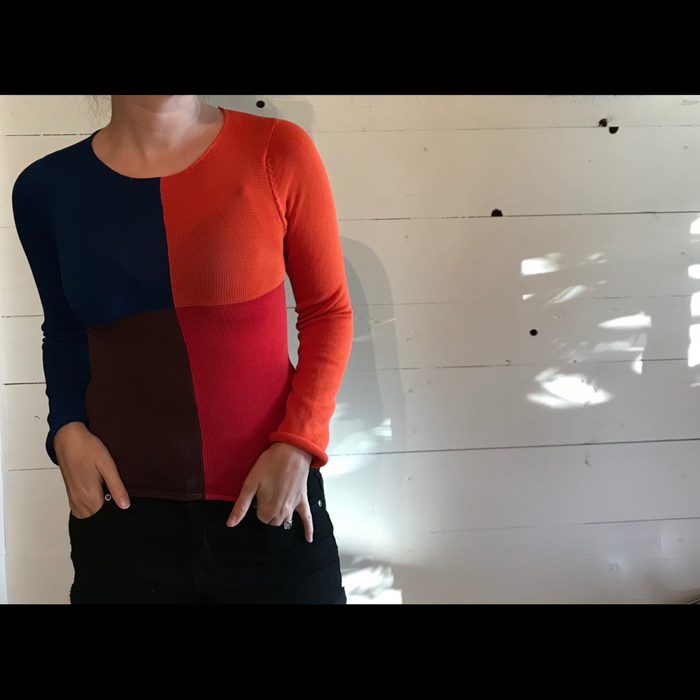 Vintage Comme des Garçon colorful sweater